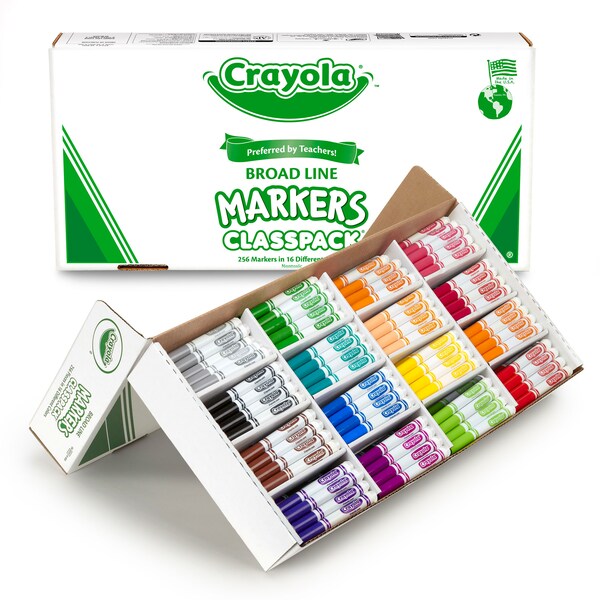 Original Formula Marker Classpack , Broad Line, 16 Colors, PK256
